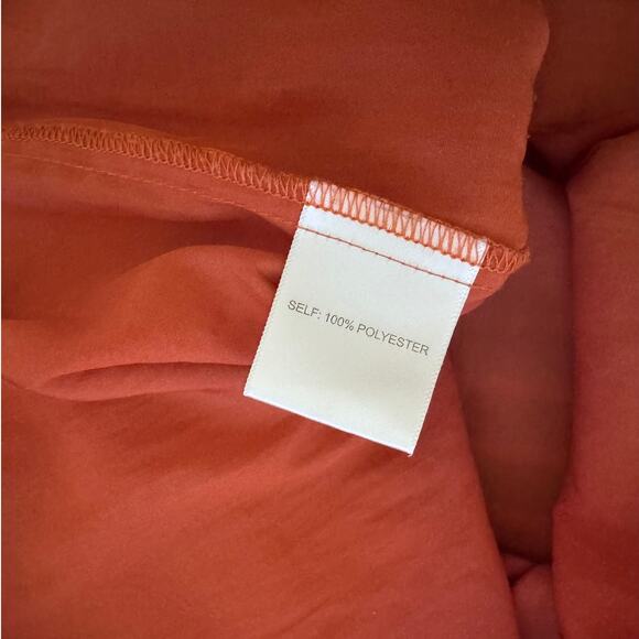 Rose + Olive V Neck Flutter Sleeve Ruffle Top 100% Polyester - Picture 5 of 8